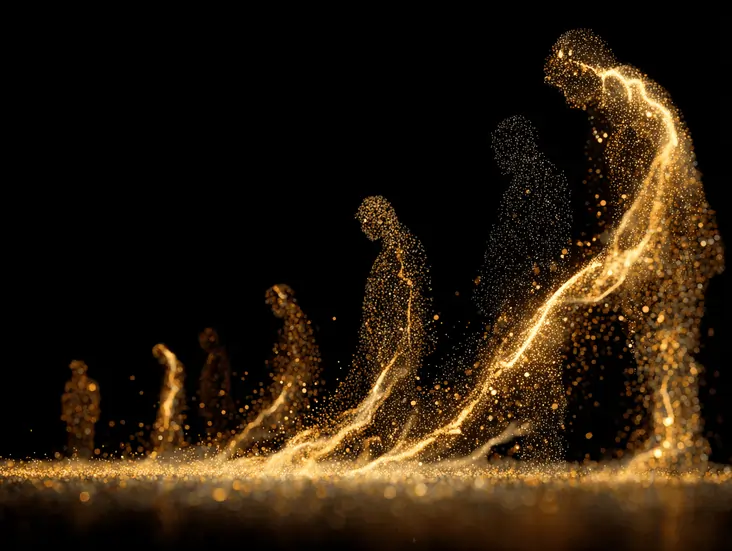 The Future of AI: Building the Human Energy Grid 6 Abstract but beautiful visualization showing the