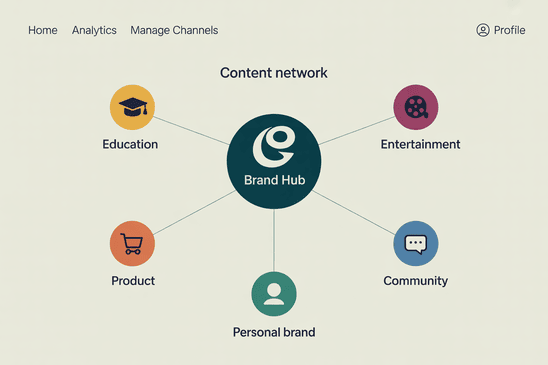 a dashboard landing page visualizing a c i3