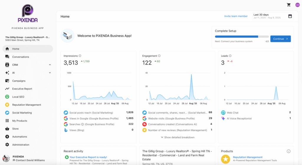 Home 23 a screenshot of a computer