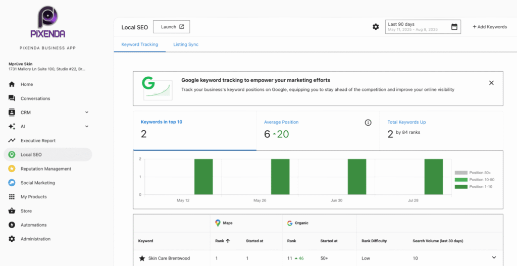 Home 25 MpruveSkin PiXENDA