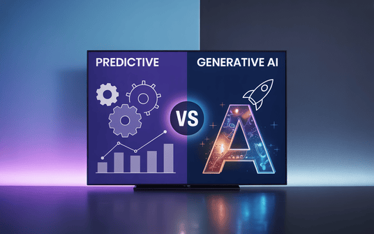 Predictive vs Generative AI: Understanding the Key Differences for Modern Businesses 3 Predictive verses Generative AI